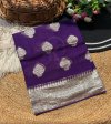 Jk 470 Georgette Viscose Weaving Border Saree